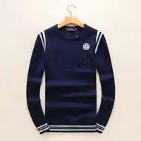 louis vuitton pull france sweatshirt round neck fleece blue